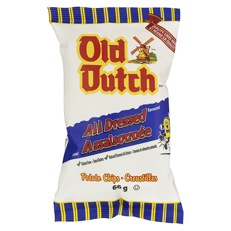 OLD DUTCH ALL DRESSED CHIPS 66 [66 g]