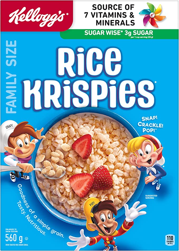 KELLOGGS RICE KRISPIES CEREAL [560 g]