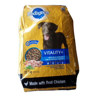 PEDIGREE VITALITY DOG FOOD 22. [22.7 kg]