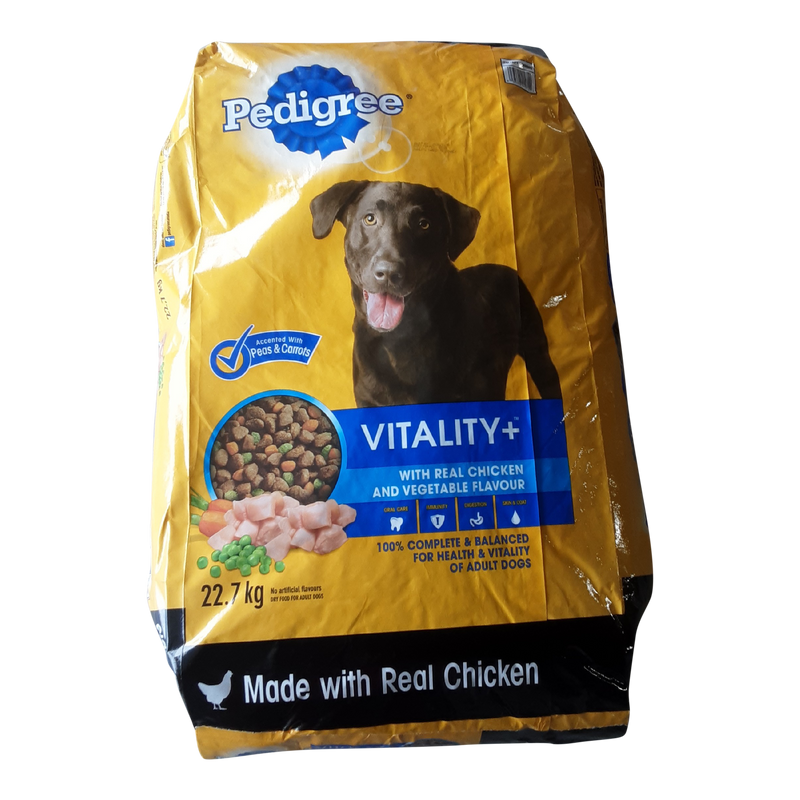 PEDIGREE VITALITY DOG FOOD 22. [22.7 kg]