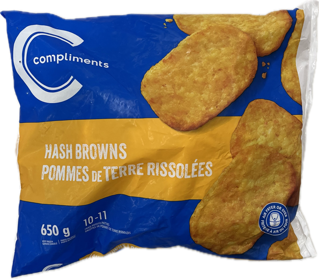 COMP FRIED POTATO HASH BROWN [650 g]