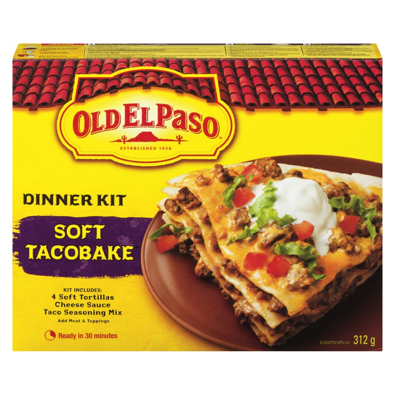 Old El Paso Soft Taco Bake Din [312 g]