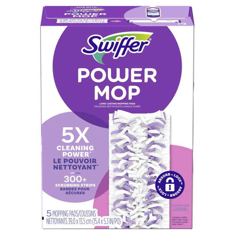 SWIFFER POWERMOP PADS [5 ea]