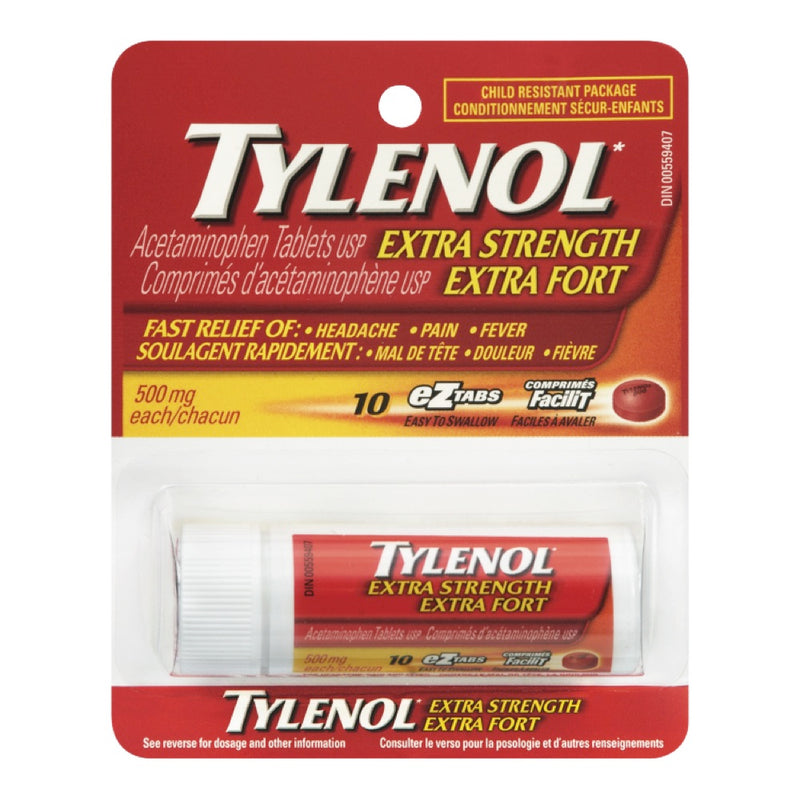 TYLENOL EZ TAB EXTRA STR [10 ea]