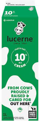 LUCERNE 10% HALF & HALF CREAM [1 l]