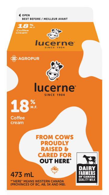 LUCERNE 473MLS CREAM 18% [473 l]