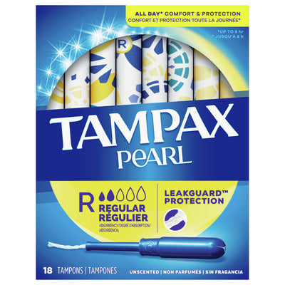 TAMPAX PEARL TAMPON REG UNSCN