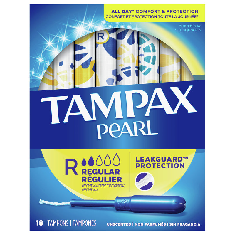 TAMPAX PEARL TAMPON REG UNSCN