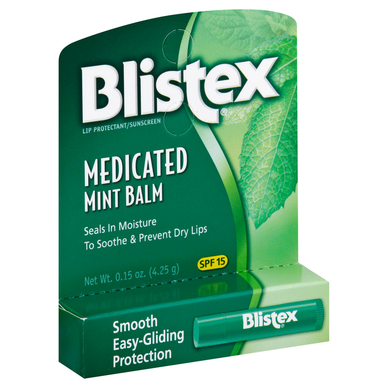 Blistex Medicated Mint Balm SPF 15 Lip Protectant/Sunscreen, 4 g