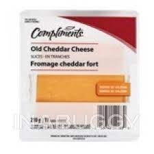 COMP OLD CHEDDAR SLICES [210 g]