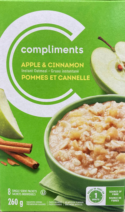 COMP APPLE-CINNAMON OATMEAL [260 ea]