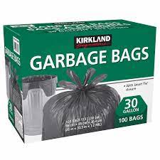 KIRKLAND GREEN GARBAGE BAG 100 [100 EA]