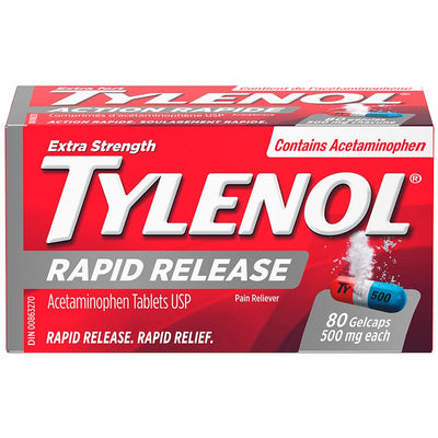 TYLENOL RAPID RELEASE GELS 24