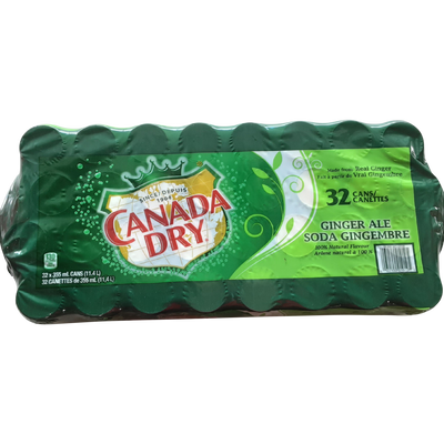 32 PACK CANADA DRY GINGER ALE [32 pcs]
