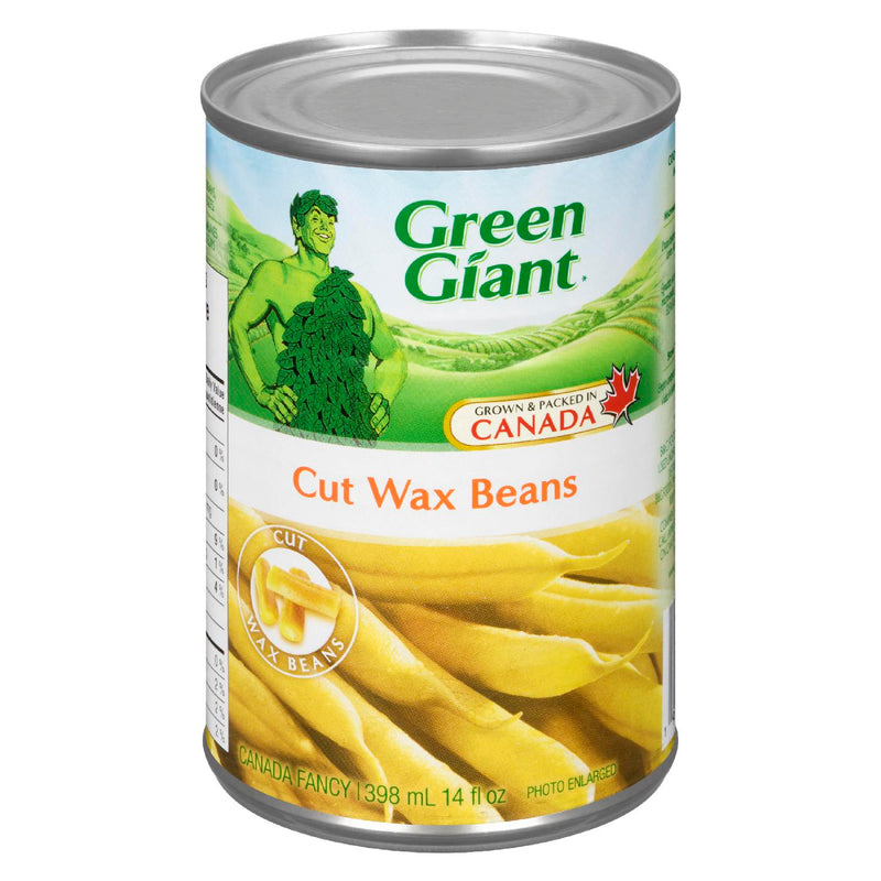 GREEN GIANT CUT WAX  BEANS [398 ml]