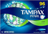 TAMPAX PEARL SUPER TAMPONS [96 EA]