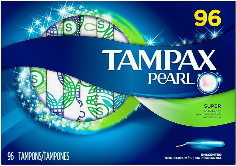 TAMPAX PEARL SUPER TAMPONS [96 EA]
