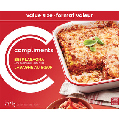 COMPLIMENTS MEAT LASAGNA [2.27 kg]