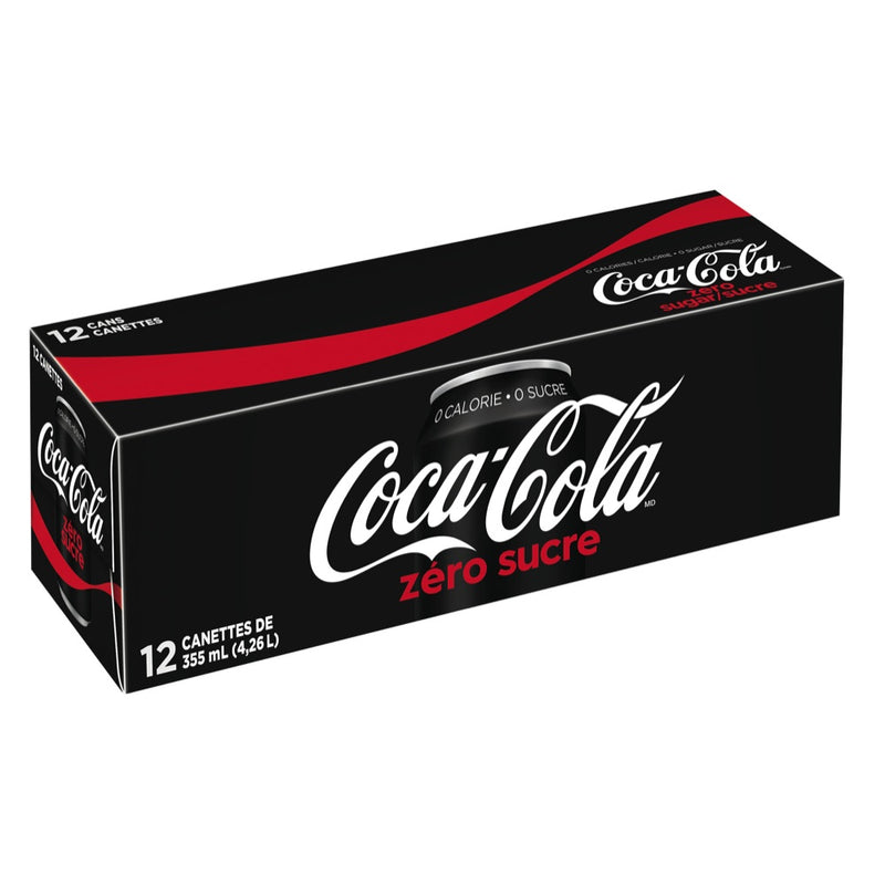 COCA-COLA ZERO CANS [355 ml]