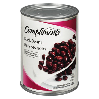 COMPLIMENTS BLACK BEANS [540 ml]