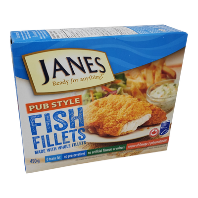 JANES BREADED FISH FILLETS 450 [450 g]