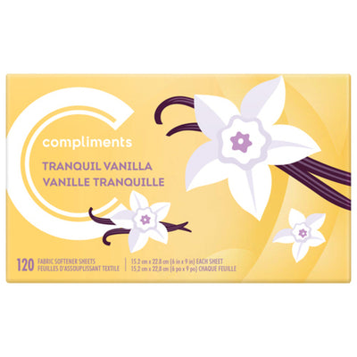 COMP FS SHEETS TRANQ VANILLA [120 EA]