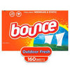 BOUNCE DRYER SHEETS 160 CT [160 pcs]