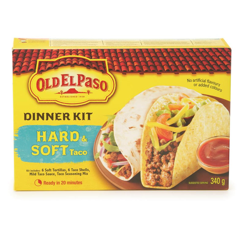 OLD ELPASO HARD & SOFT TACO KT [340 g]