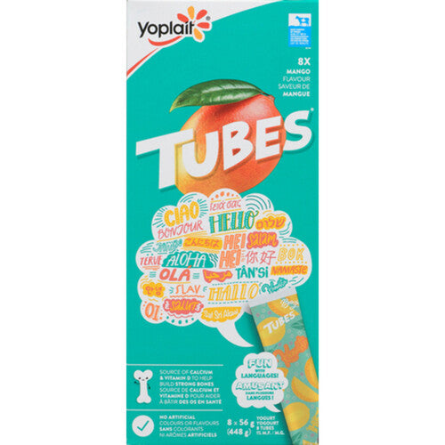 YOPLAIT YOGURT MANGO TUBES [448 g]