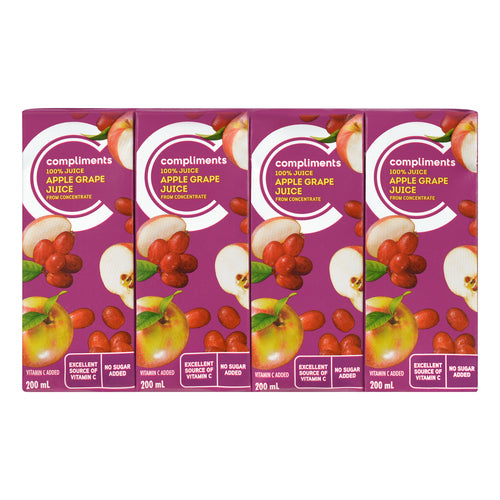 COMP APPLE/GRAPE JUICE UNSWEET [8 pcs]