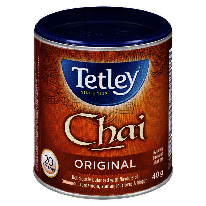 TETLEY TEA BAGS CHAI [20 pcs]