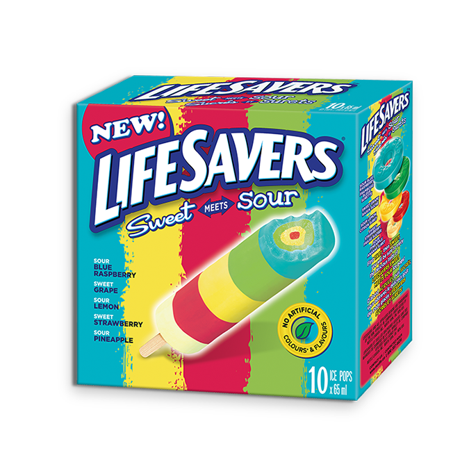 Lifesavers Ice Pops, 10 ct, 65 mL