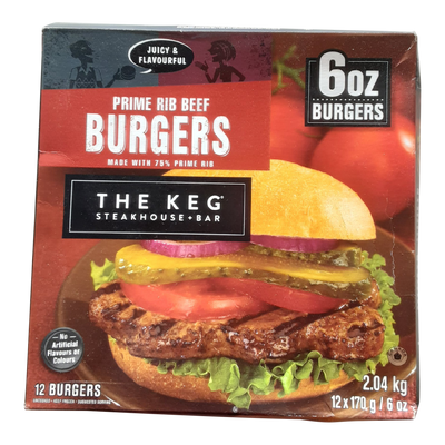 PRIME BEEF KEG BURGERS [2.04 kg]