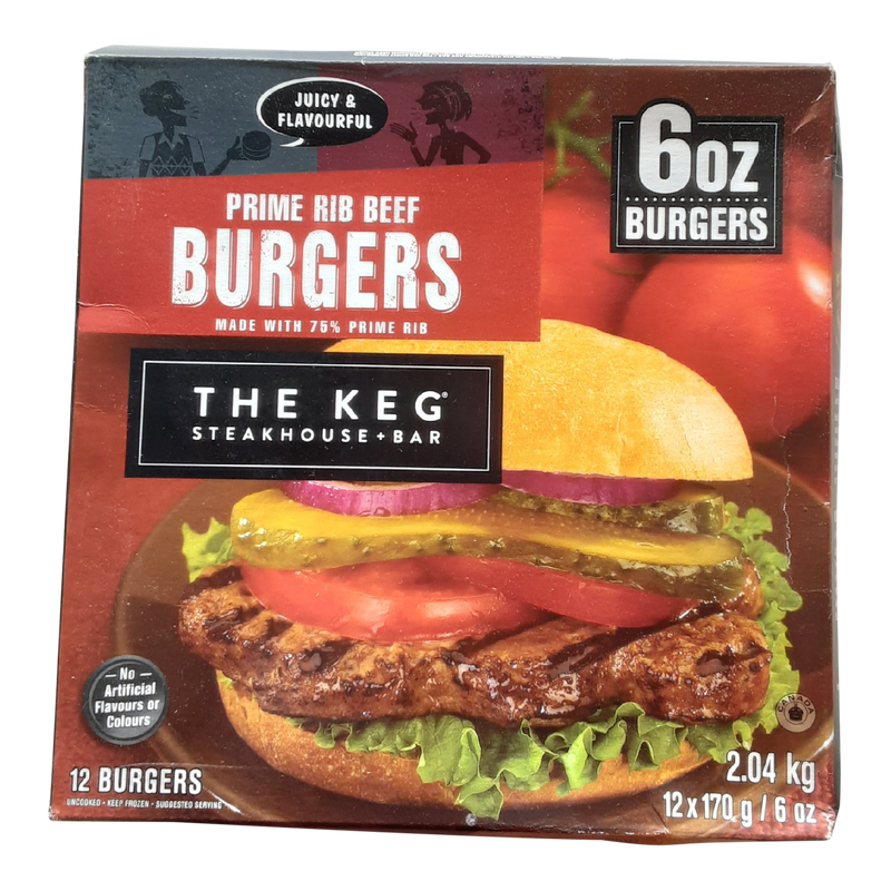PRIME BEEF KEG BURGERS [2.04 kg]