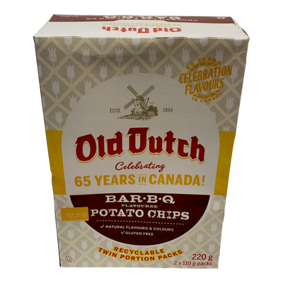 OLD DUTCH BOXED BBQ CHIPS [220 g]