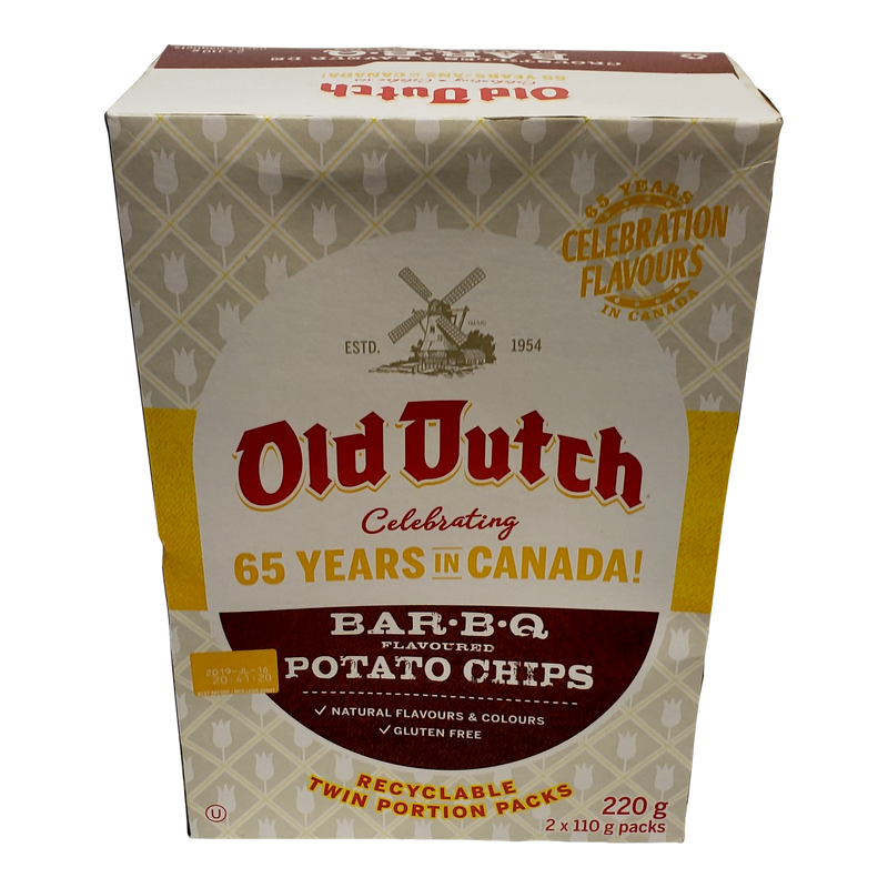 OLD DUTCH BOXED BBQ CHIPS [220 g]