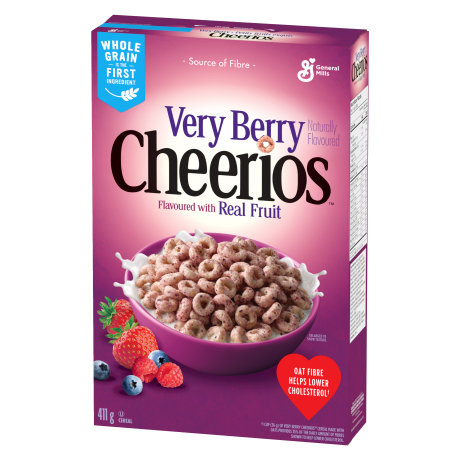 CHEERIOS CEREAL VERY BERRY [411 g]