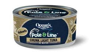 OCEANS POLE & LINE TUNA IN WAT [184 g]