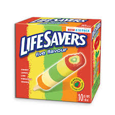 LIFESAVERS ICE CREAM/10PK [1.62 EA]