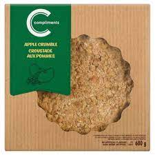 COMP APPLE CRUMBLE BAKED PIE [680 g]