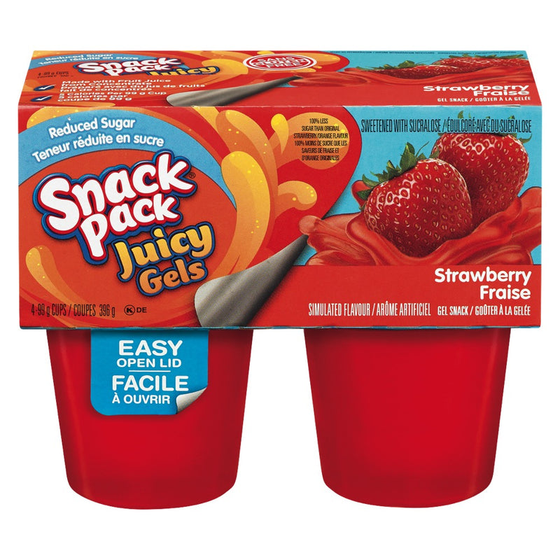 HUNTS JUICY GELS NSA STRAWBERR [4 /99 G]