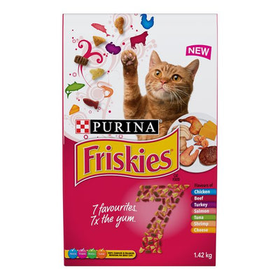 FRISKIES CAT FOOD DRY 1.42KG [1.02 kg]