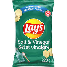 Lays Salt & Vinegar Chips 220 [220 g]