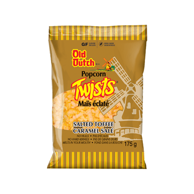 POPCORN TWISTS SALTED TOFFEE [175 g]