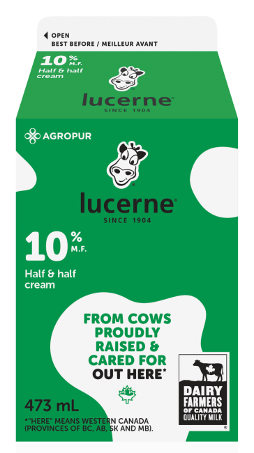 LUCERNE 473MLS HALF/HALF 10% [473 ml]