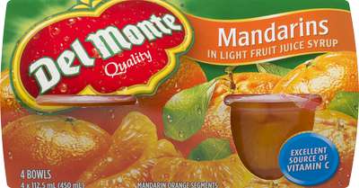 DEL MONTE MANDARIN ORANGE IN L [4 EA]