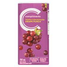COMP FRZ GRAPE PUNCH JUICE [283 ml]