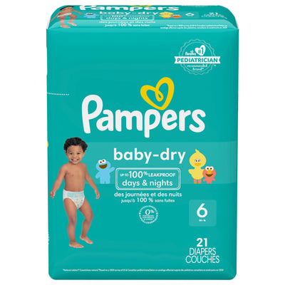 PAMPERS BABY DRY SIZE 6 [21 pcs]