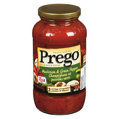 PREGO MUSHROOM & GREEN PEPPER [645 ml]
