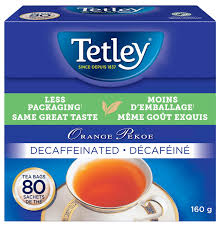 TETLEY TEA ORANGE PEKOE DECAF [160 g]